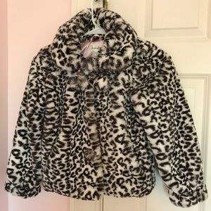 Chasing Fireflies Faux Fur Coat - Girls’ Size 7